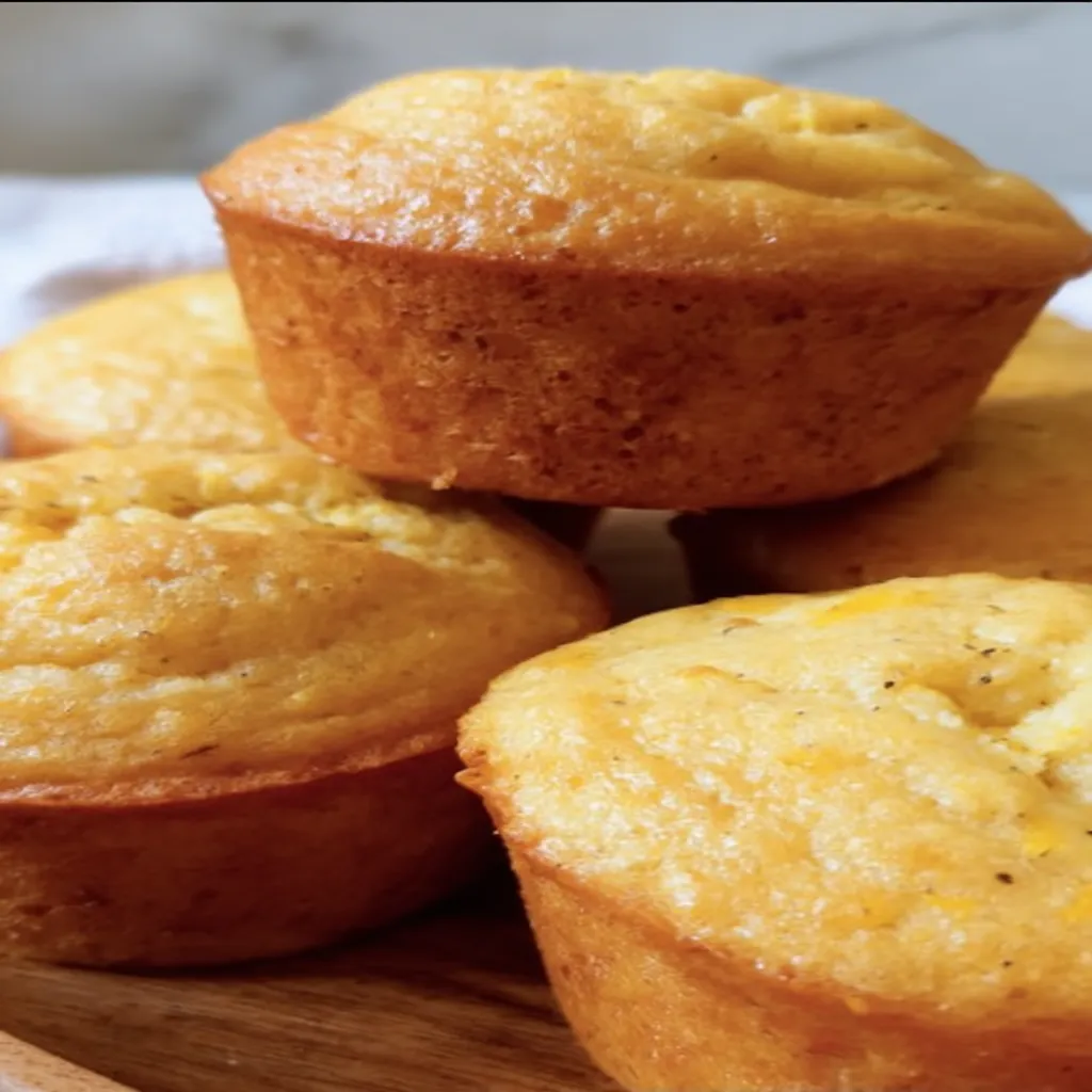 cornbread muffins, recipe, golden brown, savory, delicious, homemade, baked goods