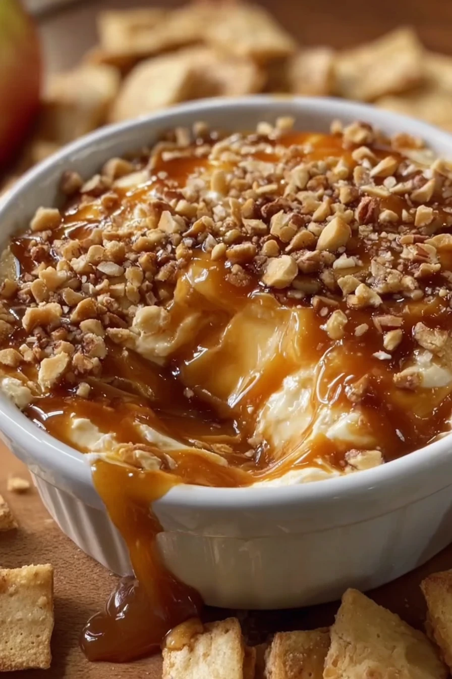 Cream Cheese Caramel Apple Dip recipe step-by-step guide