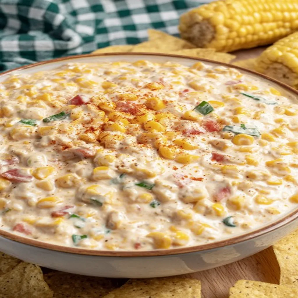 Creamy Crack Corn Dip, appetizer, savory, cheesy, flavorful, party dip