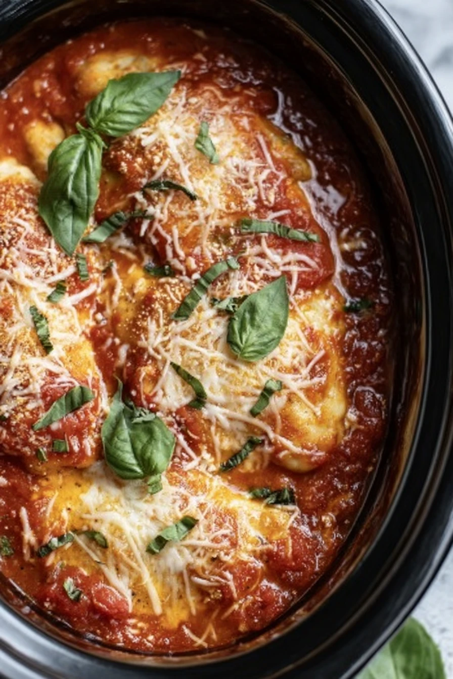 Crockpot Chicken Parmesan