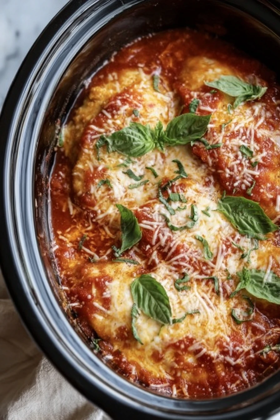 Crockpot Chicken Parmesan Crockpot Chicken Parmesan recipe step-by-step guide