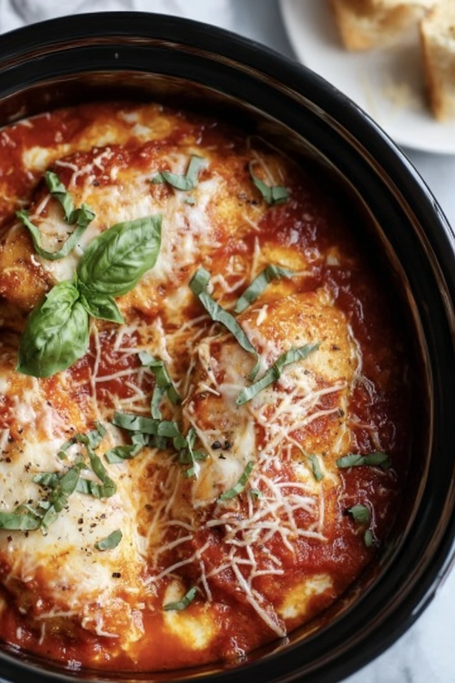 Crockpot Chicken Parmesan Crockpot Chicken Parmesan recipe step-by-step guide