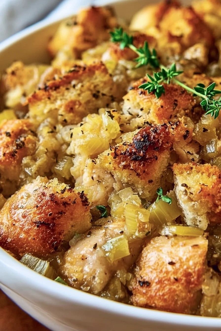 Dolly’s Chicken and Stuffing Casserole