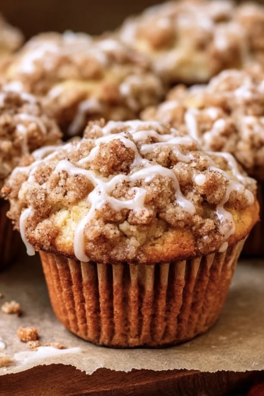 apple crumble muffins, easy recipe, delicious, cinnamon-spiced, moist, baked, irresistible flavor