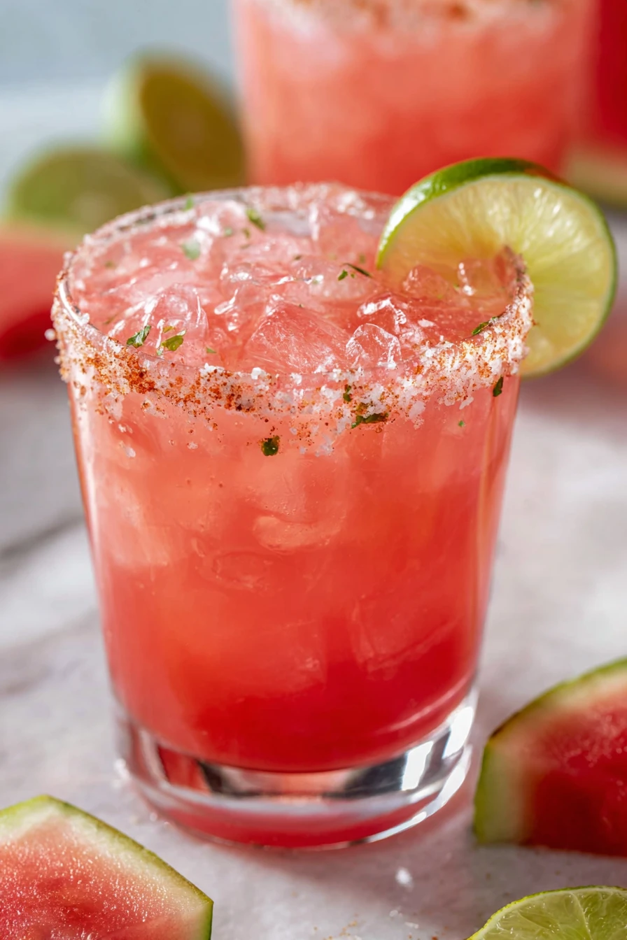 watermelon margarita, refreshing cocktail, sweet, tangy, summer drink