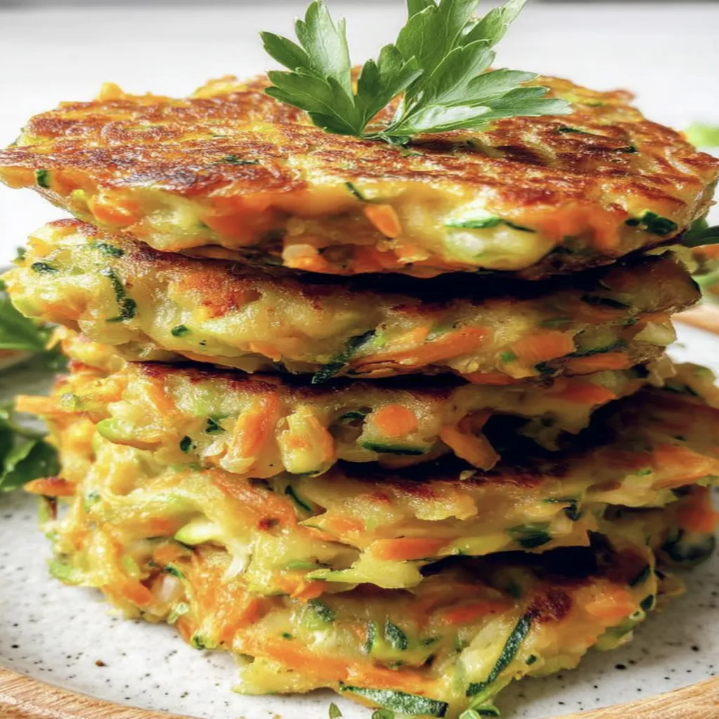 zucchini carrot pancakes, easy recipe, savory, nutritious, golden brown, flavorful, breakfast option