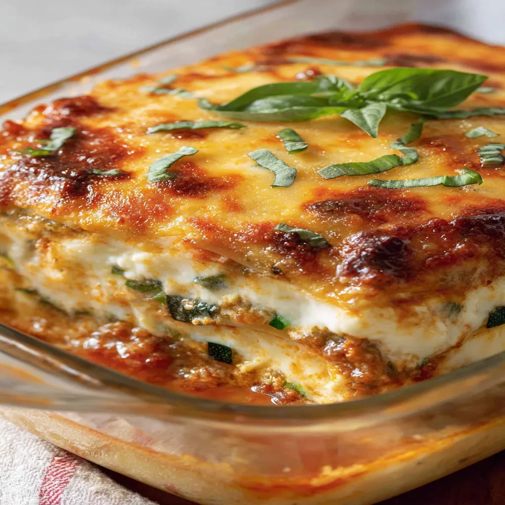 easy zucchini lasagna, delicious layers, cheesy, savory, flavorful, comforting, homemade, healthy