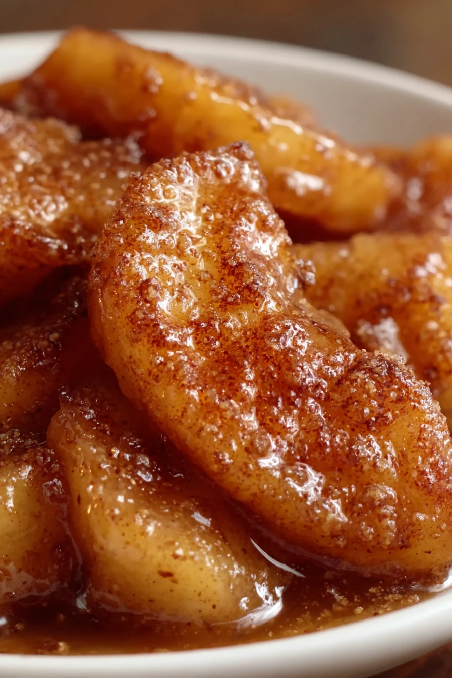 fried apples, recipe, sweet, cinnamon, crispy, delicious, dessert, homemade