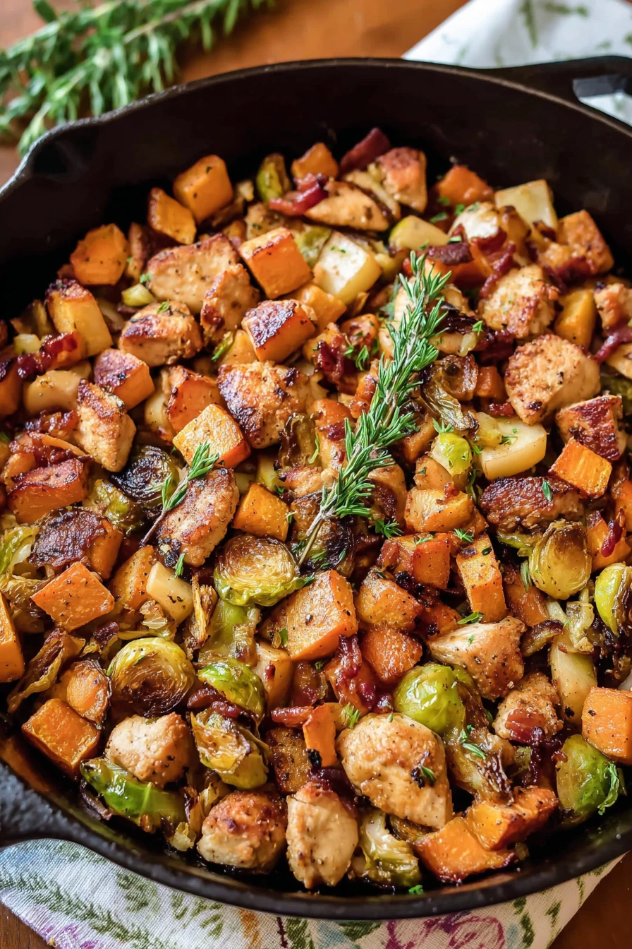 Harvest Chicken Apple Sweet Potato Skillet recipe step-by-step guide
