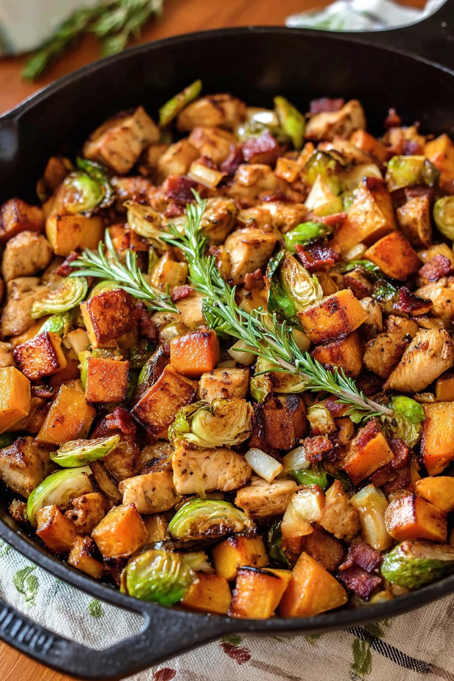 Harvest Chicken Apple Sweet Potato Skillet recipe step-by-step guide