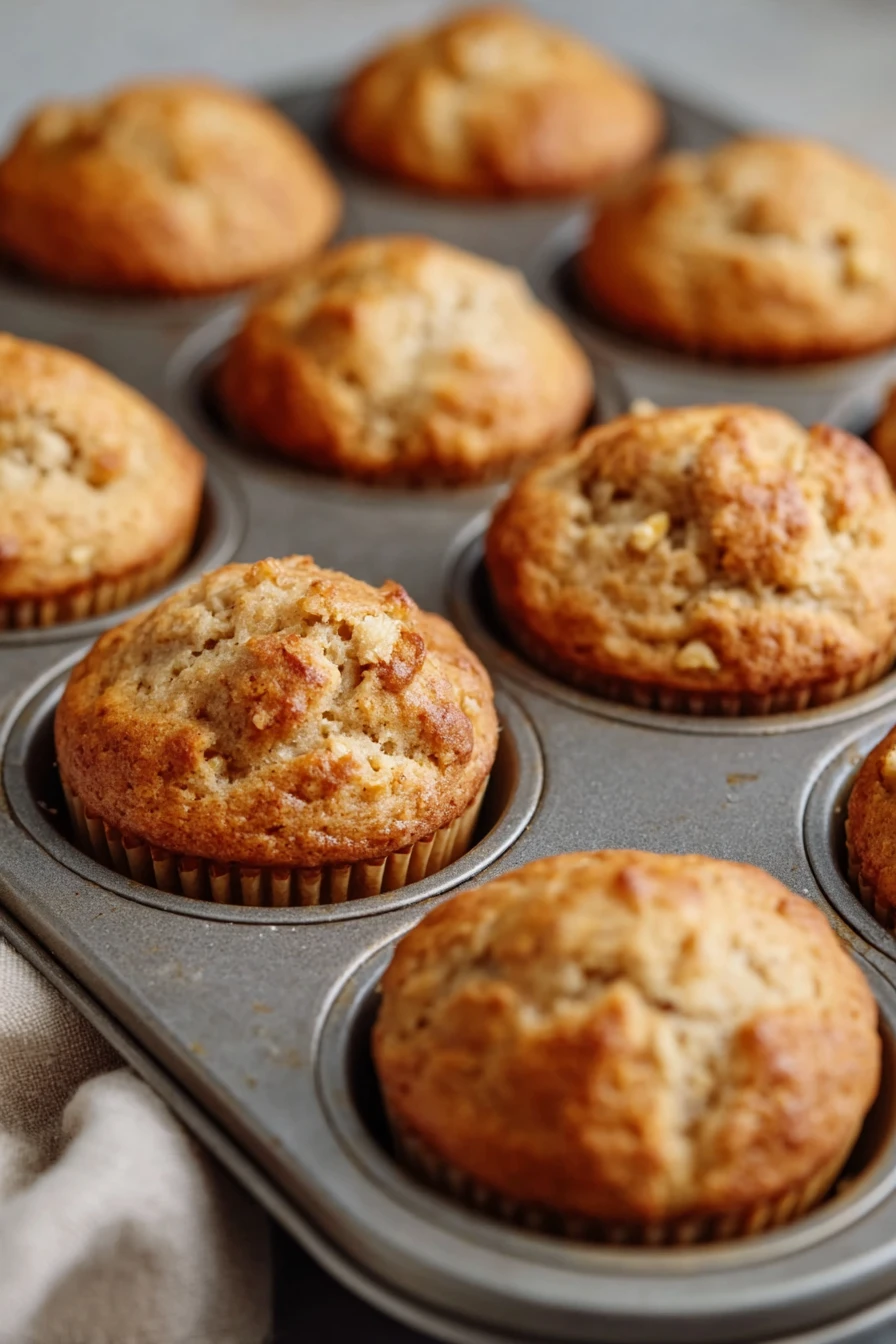 healthy banana muffins, nutritious baked goods, ripe bananas, moist and delicious