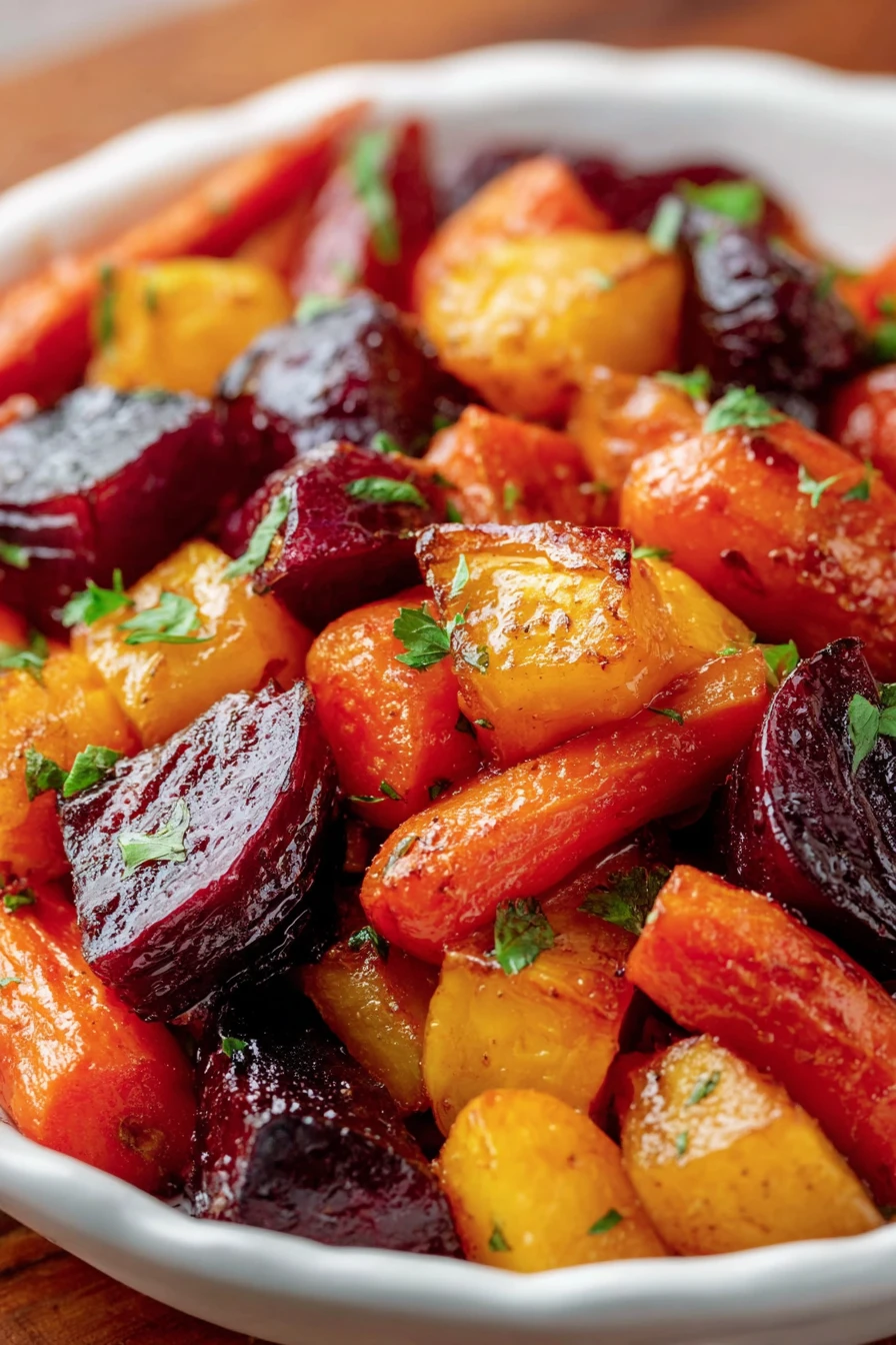Honey Roasted Beets & Carrots recipe step-by-step guide