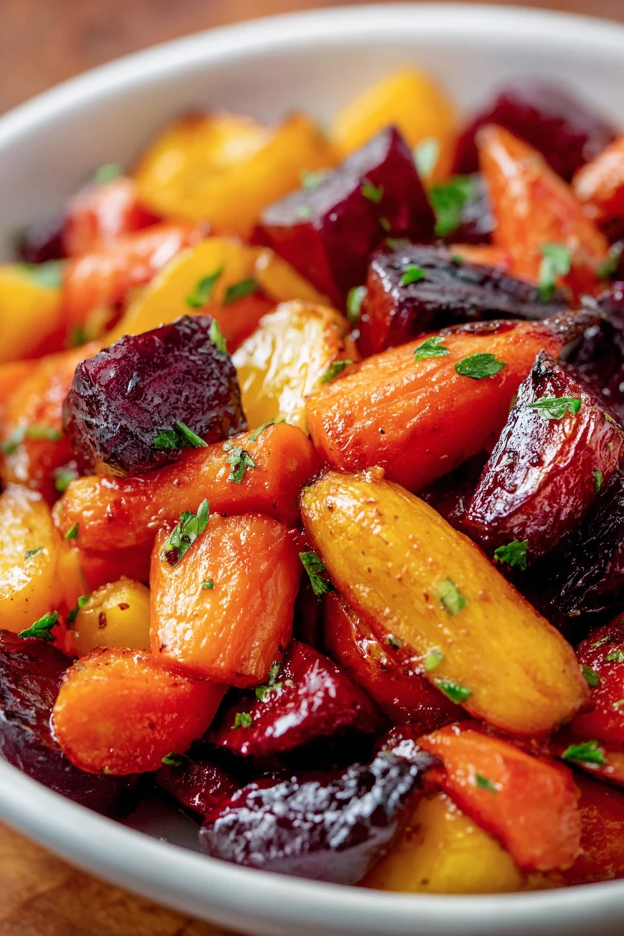 Honey Roasted Beets & Carrots recipe step-by-step guide
