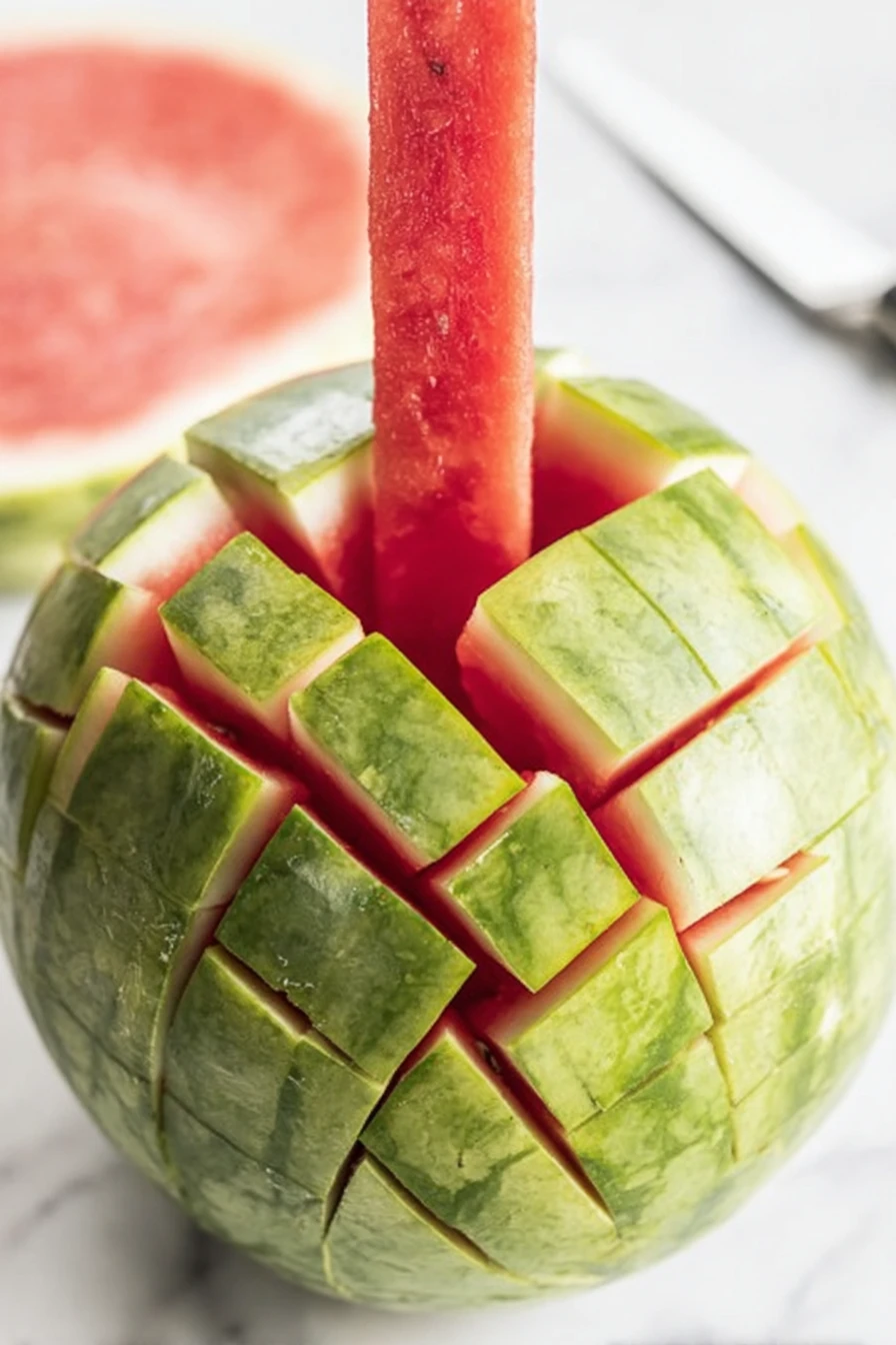 watermelon sticks, juicy, refreshing, summer fruit, healthy snack