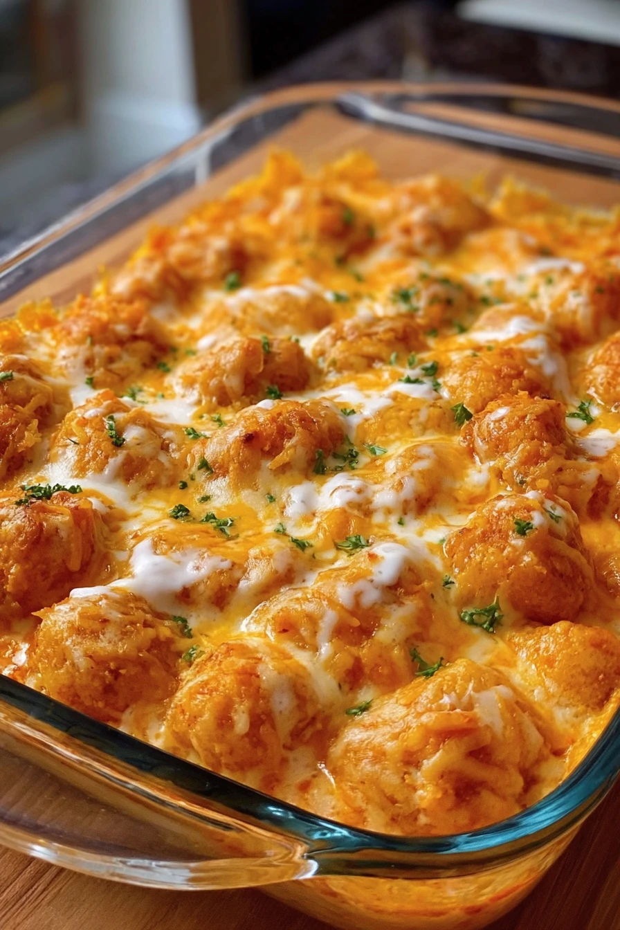 Irresistible Cheesy Buffalo Chicken Nugget Casserole recipe step-by-step guide