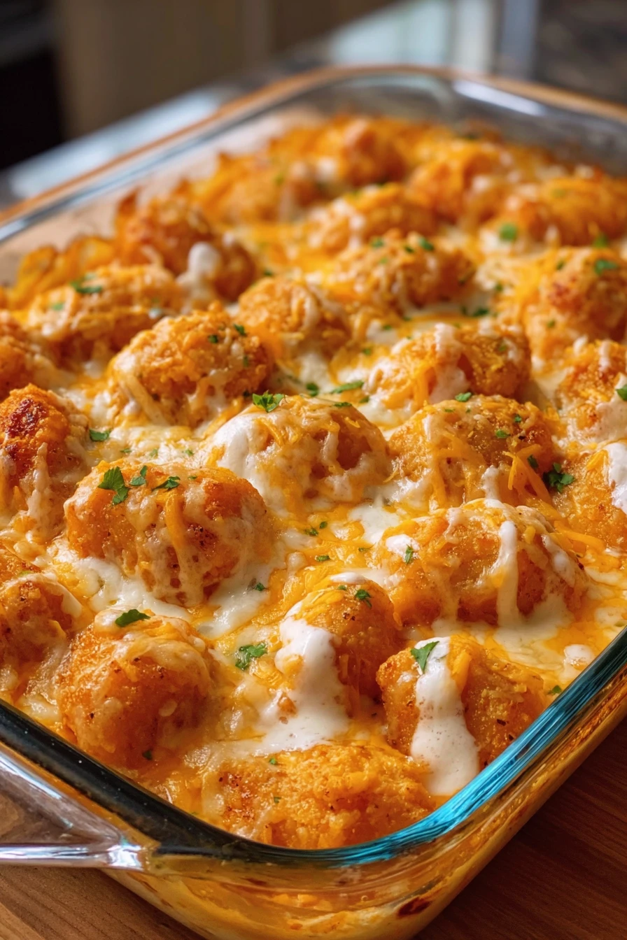 Irresistible Cheesy Buffalo Chicken Nugget Casserole recipe step-by-step guide