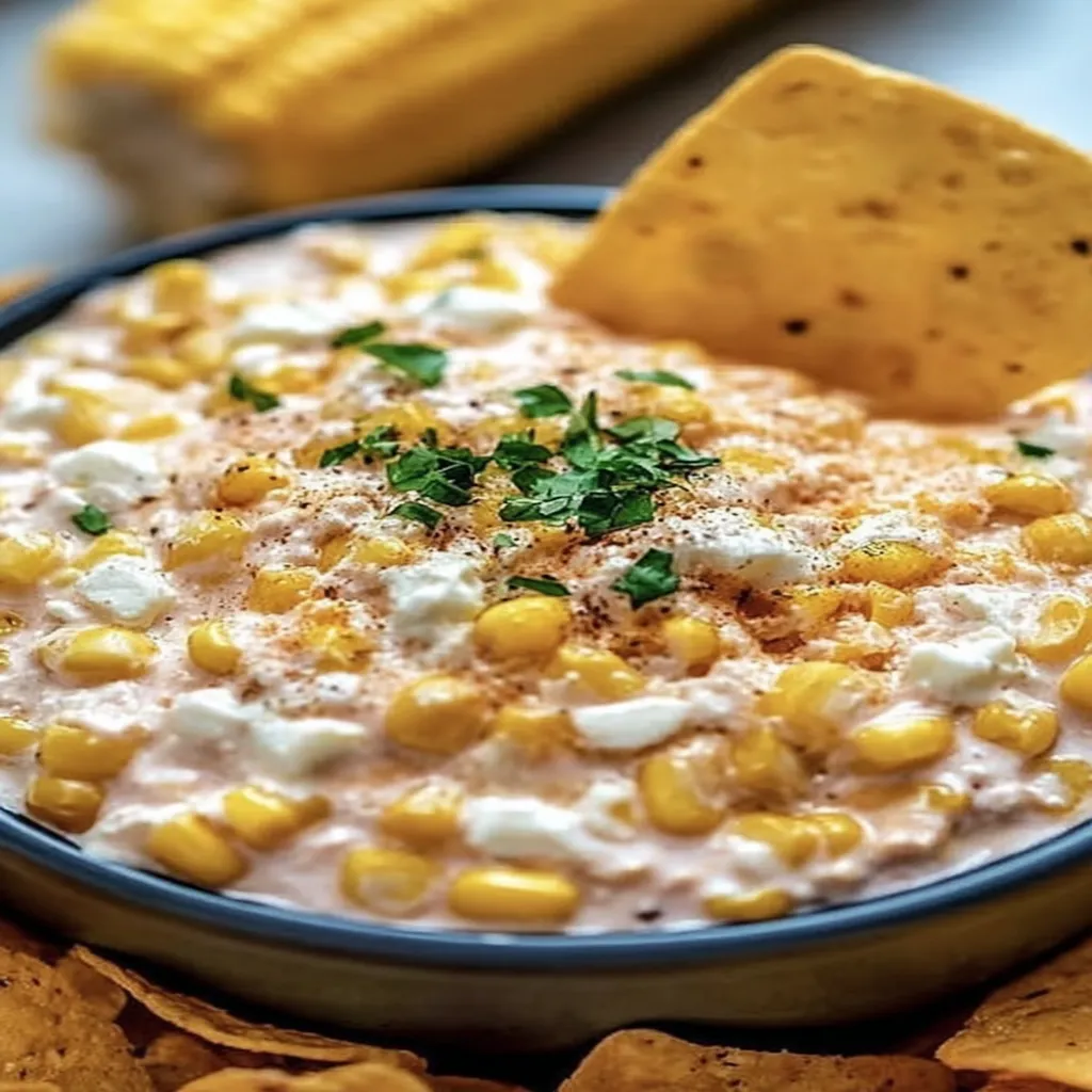 Mexican Street Corn Dip, creamy, savory, spicy, flavorful, appetizer, delicious, traditional
