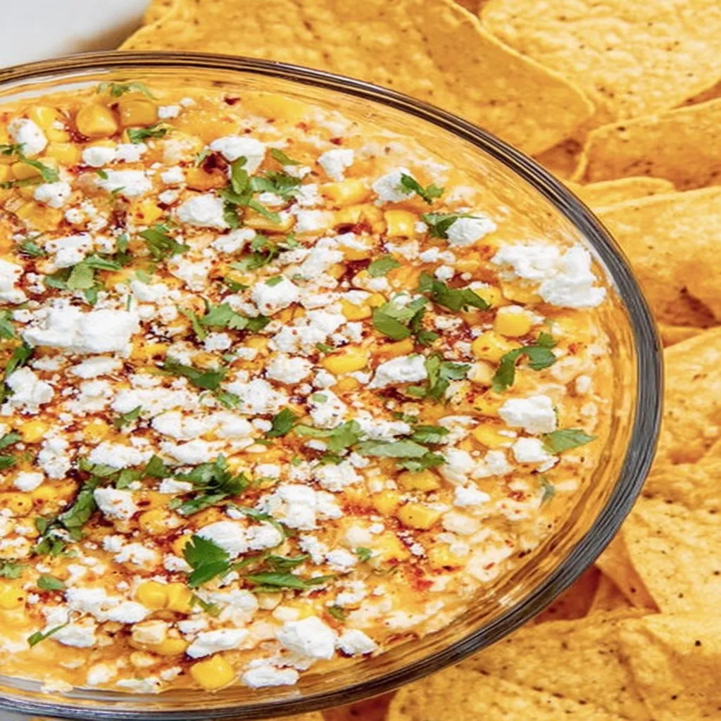 Mexican Street Corn Dip, savory, creamy, spicy, delicious, appetizer
