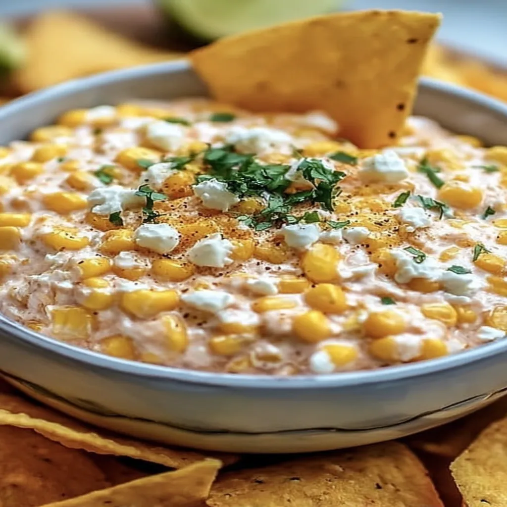 Mexican Street Corn Dip, creamy, savory, spicy, flavorful, appetizer, delicious, traditional