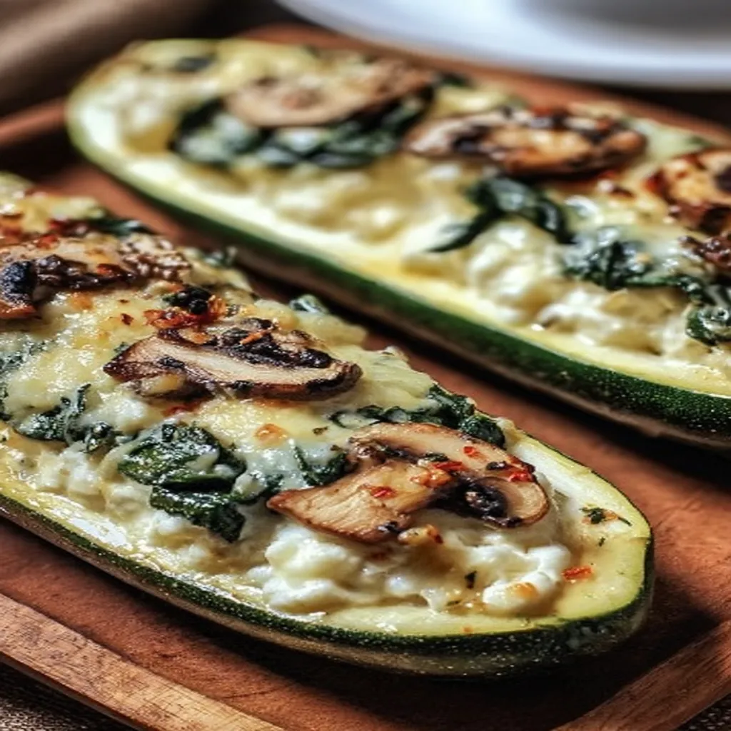 ricotta-stuffed zucchini, savory, cheesy, delicious, vegetable, flavorful