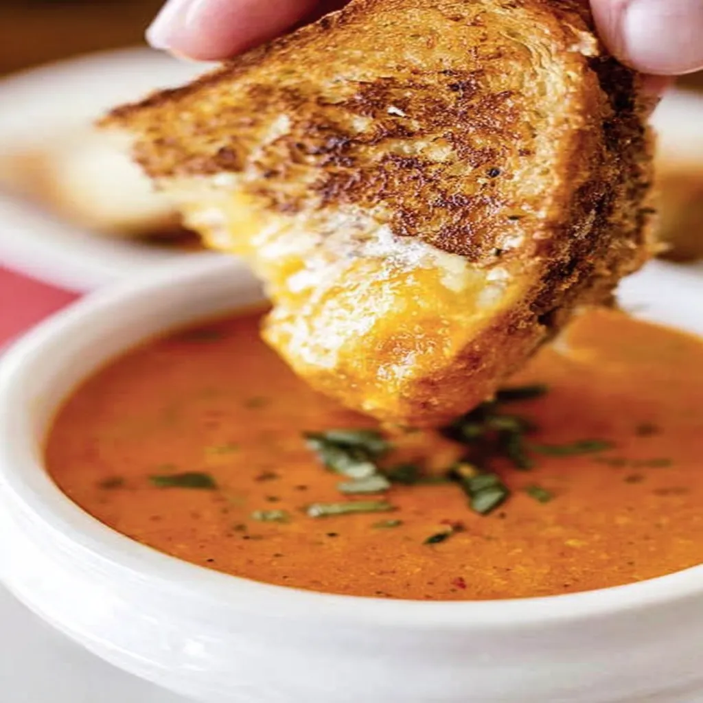 roasted, tomato basil soup, savory, aromatic, hearty, comforting, delicious