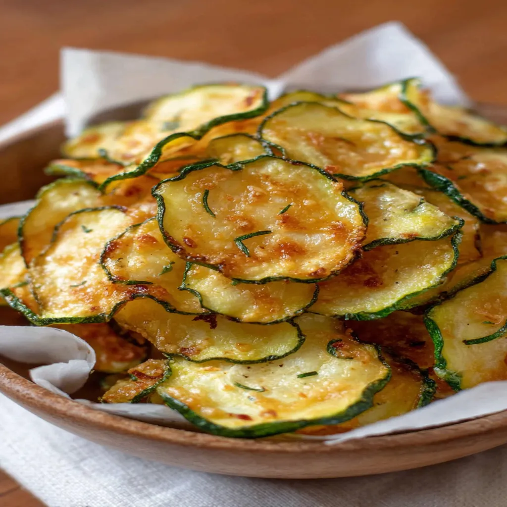 Salt and Vinegar Zucchini Chips  recipe step-by-step guide