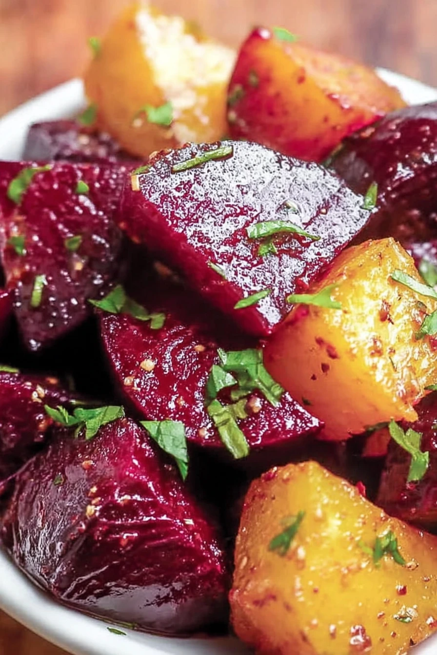 roasted beets, simple recipe, earthy flavors, tender, delicious, healthy, vibrant color