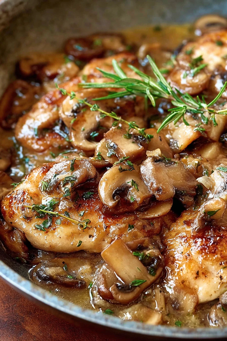 Slow Cooker Chicken Marsala Delight
