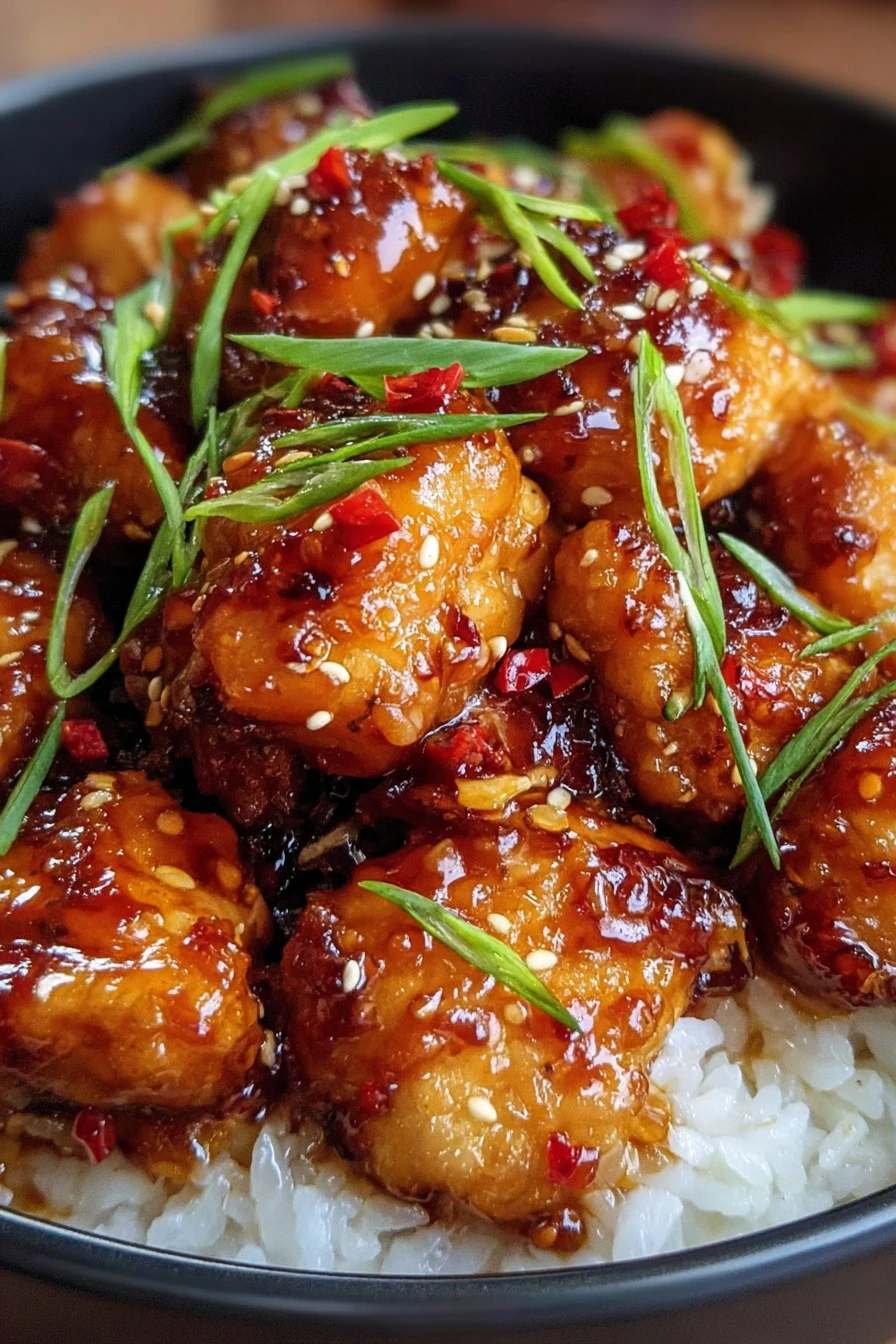 Sticky Sweet Chili Chicken recipe step-by-step guide