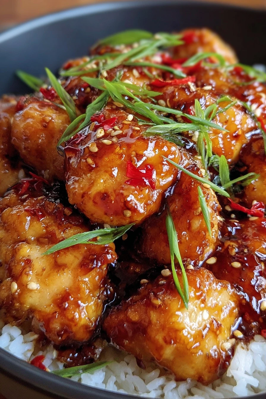 Sticky Sweet Chili Chicken recipe step-by-step guide