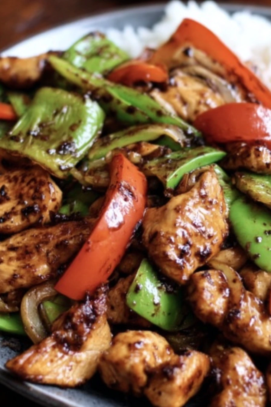 Stir-Fried Chinese Garlic Chicken Recipe