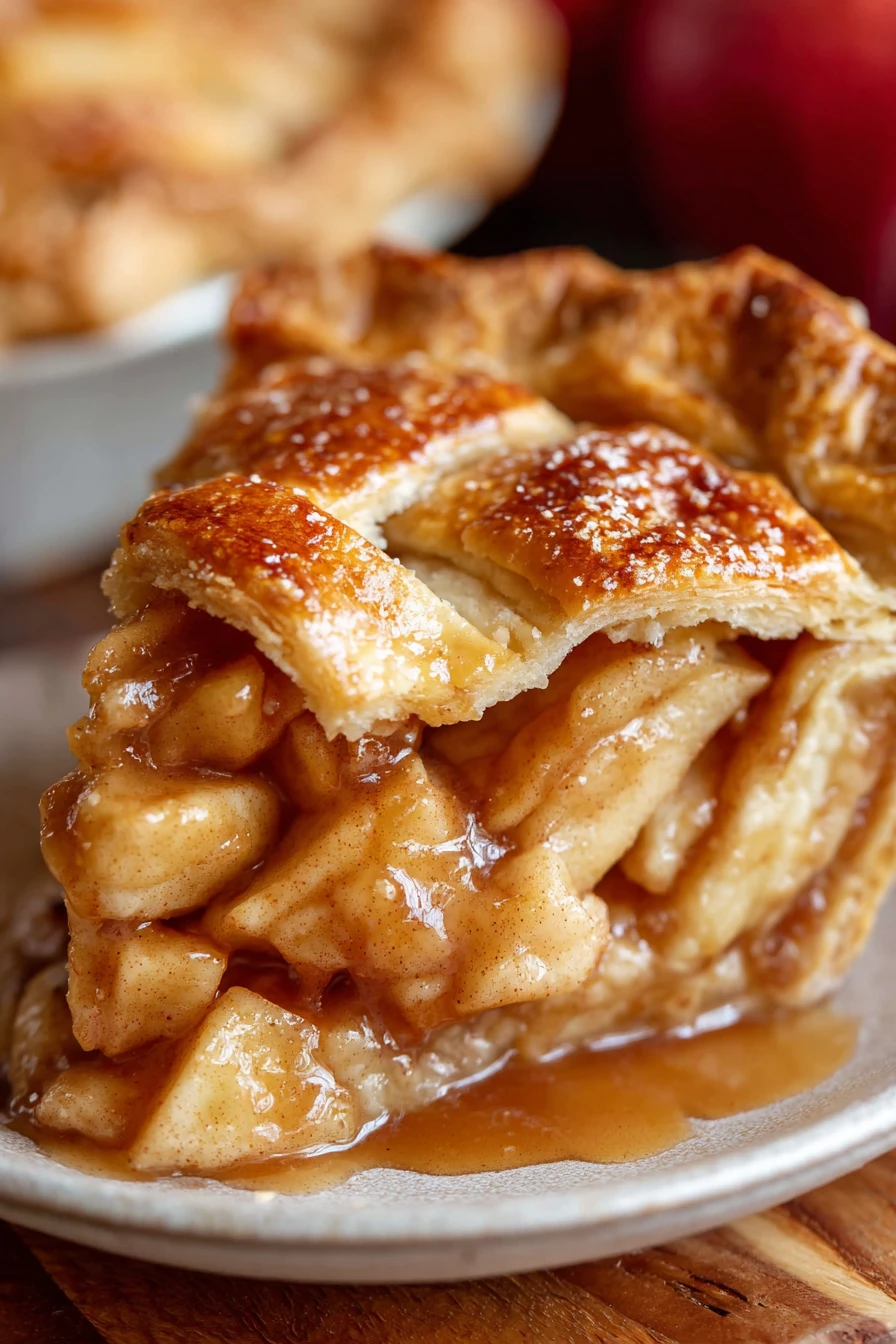 homemade apple pie, delicious, flaky crust, cinnamon, sweet, golden