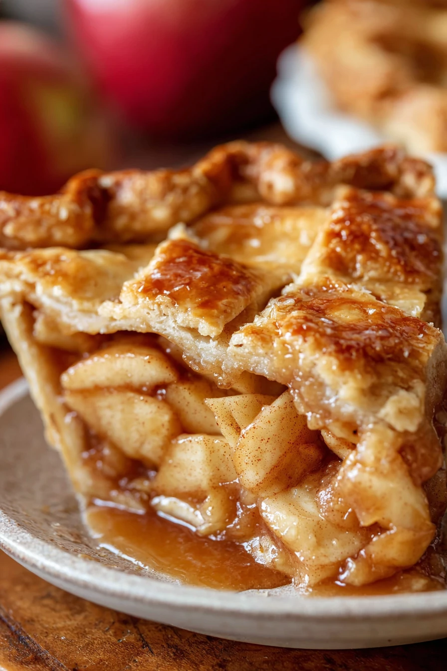 homemade apple pie, delicious, flaky crust, cinnamon, sweet, golden