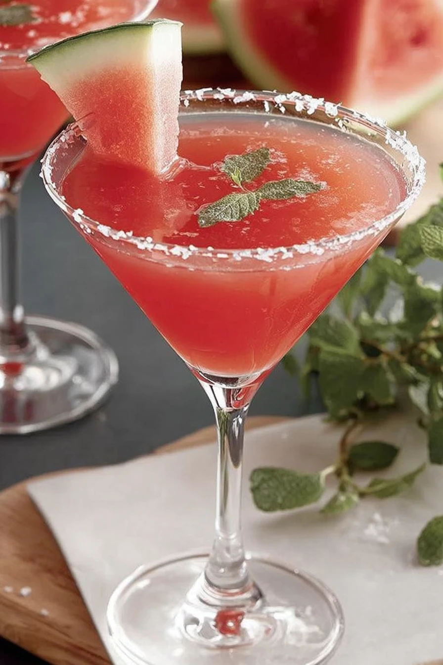 The Best Watermelon Martini  recipe step-by-step guide