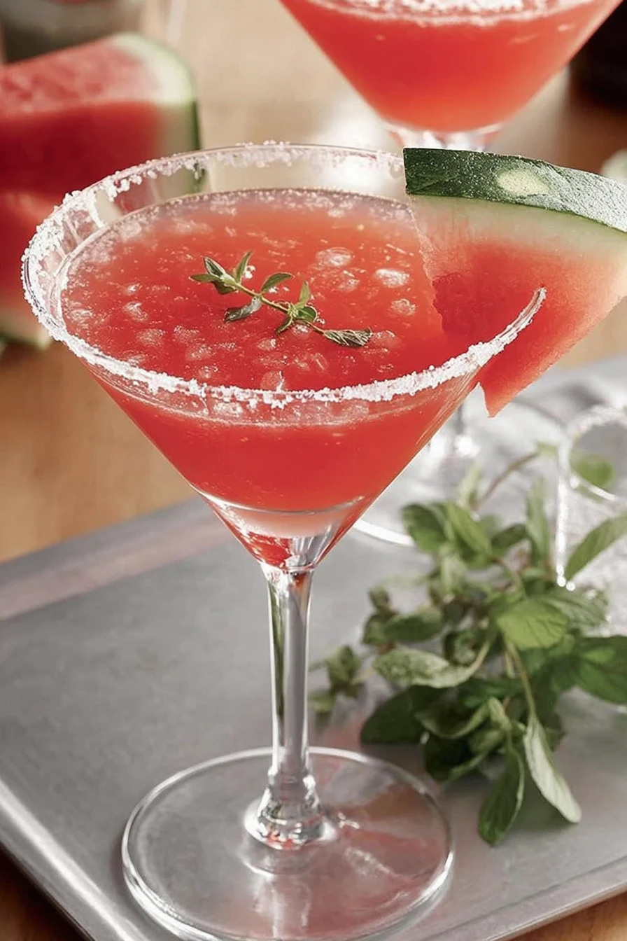 The Best Watermelon Martini  recipe step-by-step guide