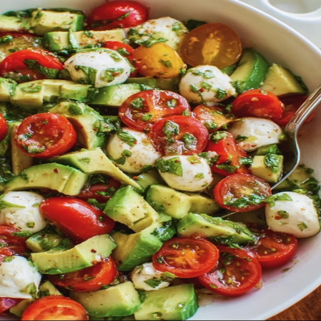Tomato Cucumber Mozzarella Salad recipe step-by-step guide