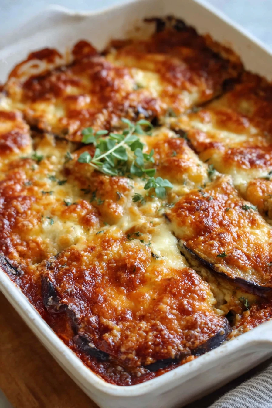 vegetarian, ricotta, eggplant, casserole, savory, delicious, hearty, flavorful