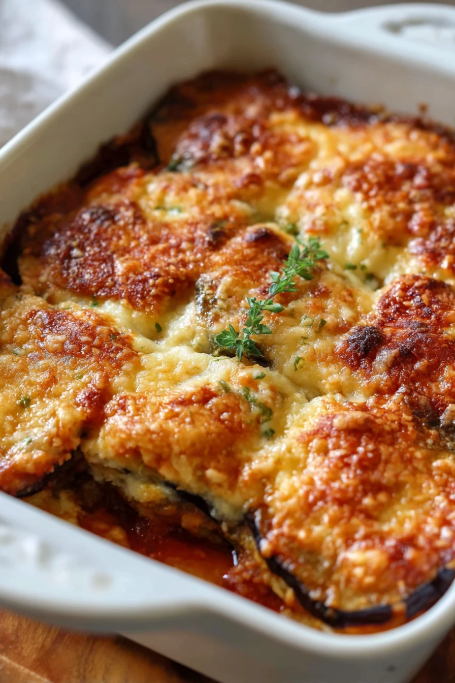 vegetarian, ricotta, eggplant, casserole, savory, delicious, hearty, flavorful