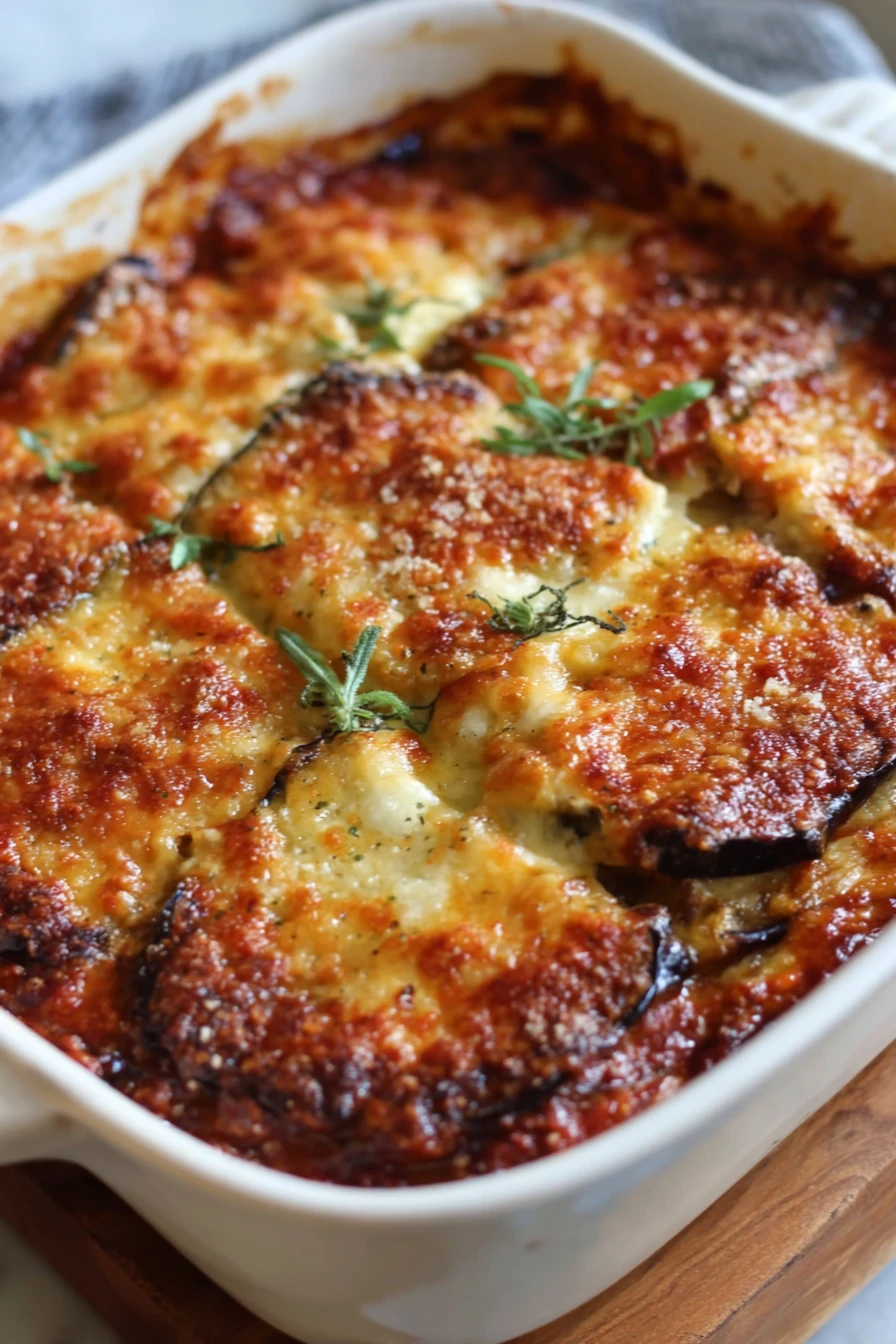 vegetarian, ricotta, eggplant, casserole, savory, delicious, hearty, flavorful