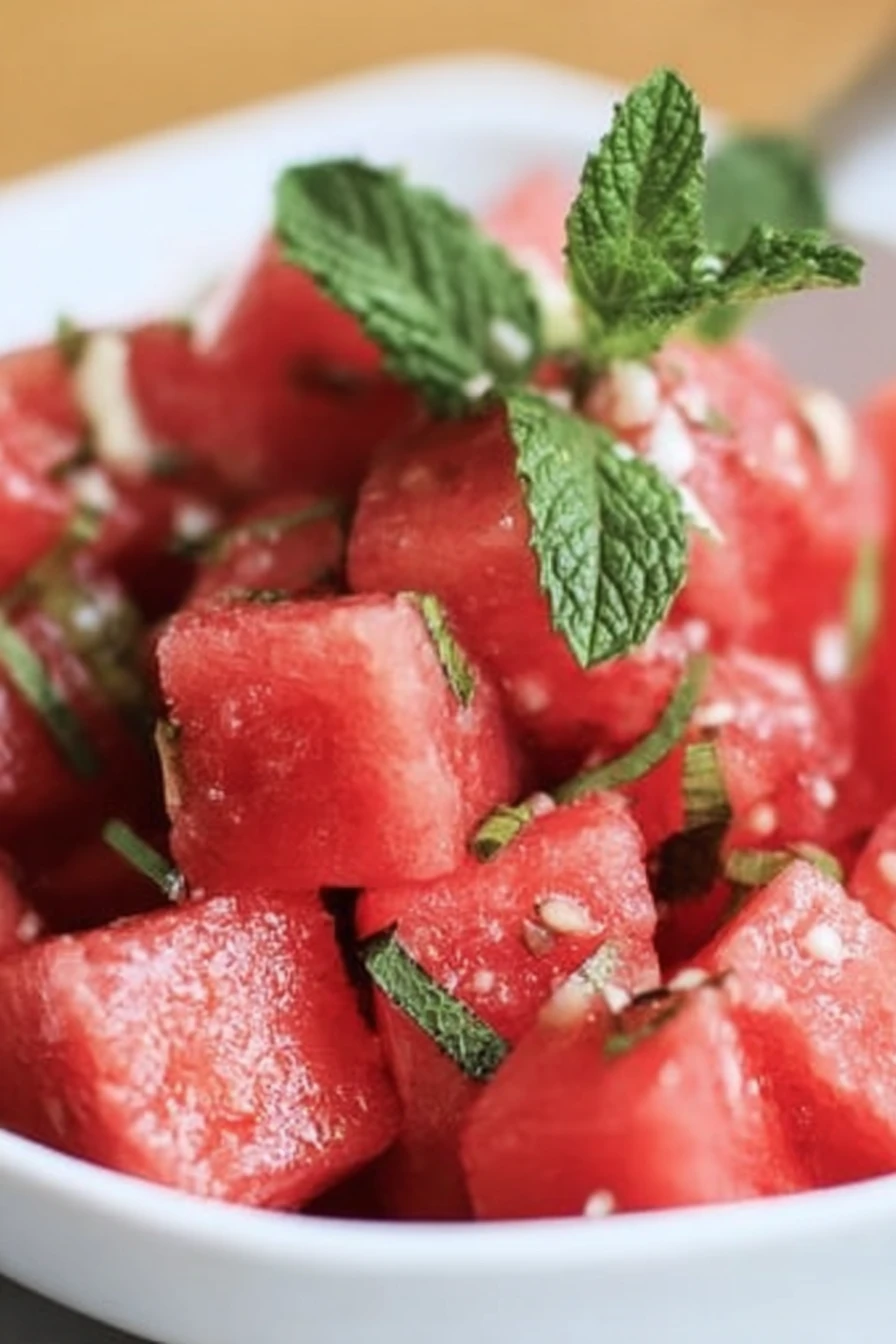 Watermelon Mint Salad recipe step-by-step guide