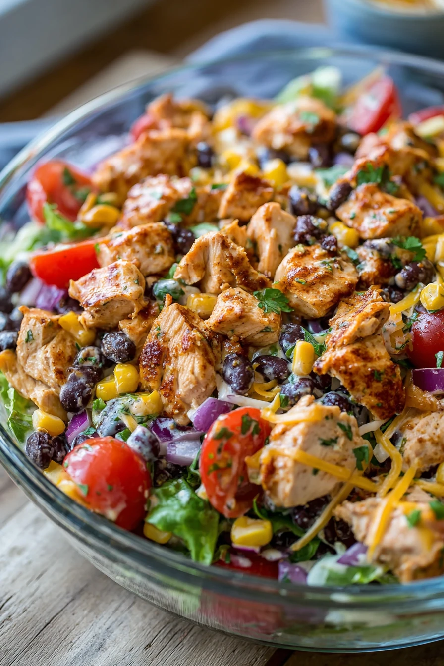 Zesty Southwest Chicken Salad recipe step-by-step guide