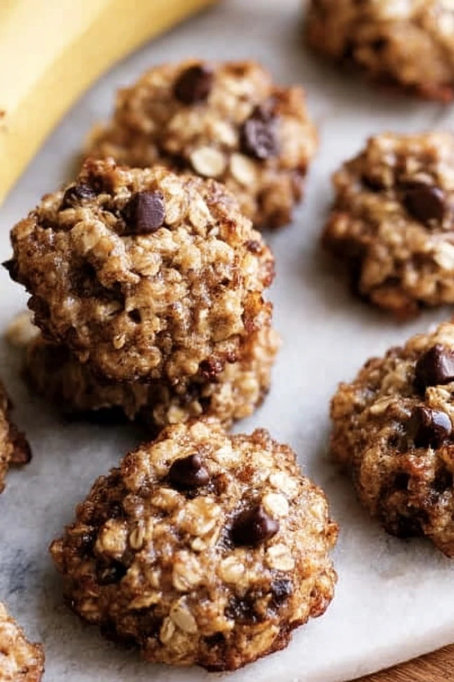 banana oatmeal cookies