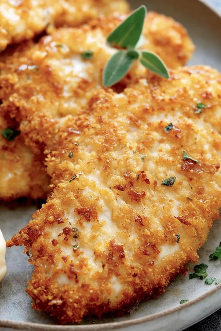 air fryer, parmesan crusted chicken, mayo, crispy, savory, delicious, golden-brown, flavorful