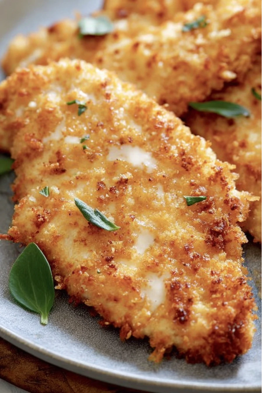 air fryer, parmesan crusted chicken, mayo, crispy, savory, delicious, golden-brown, flavorful