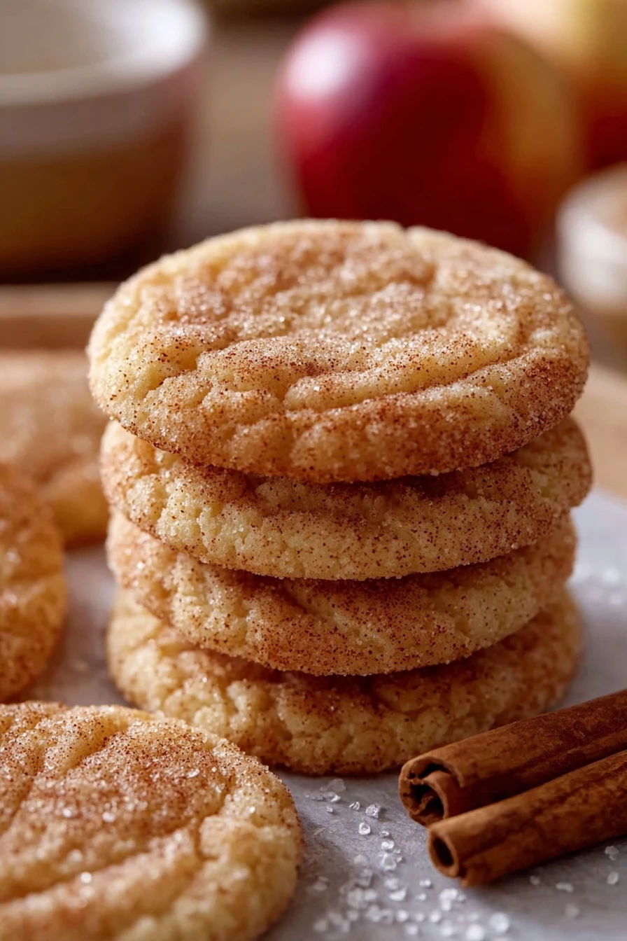 apple cider sugar cookies, fall baking, warm spices, aromatic, sweet and spicy flavor