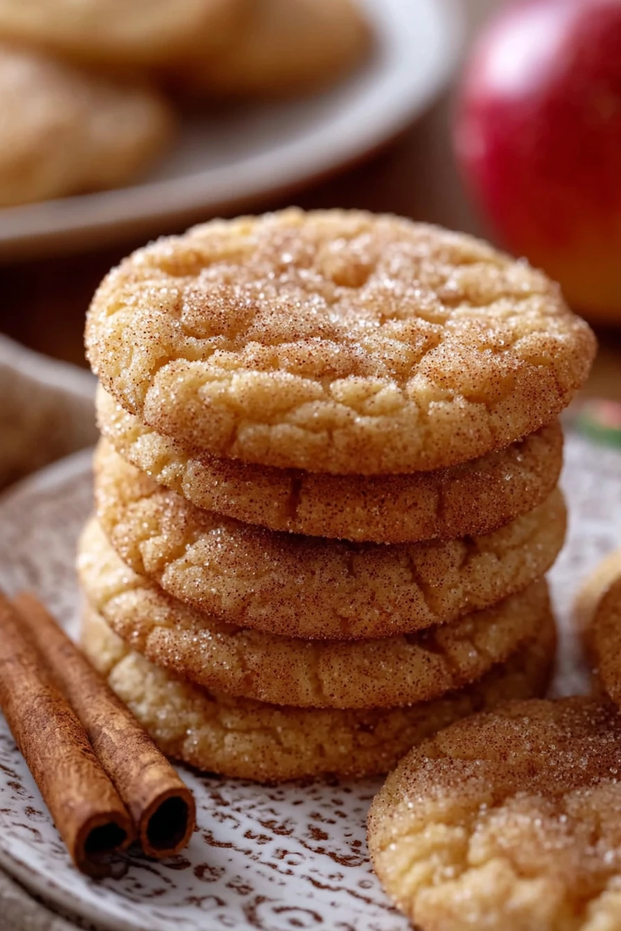 apple cider sugar cookies, fall baking, warm spices, aromatic, sweet and spicy flavor