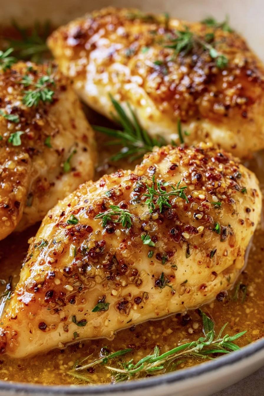 Baked Honey Mustard Chicken Breasts