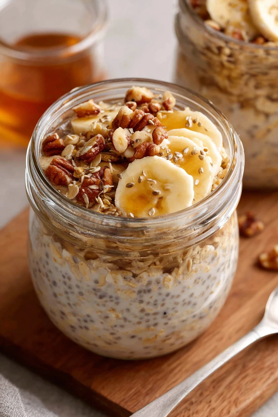 Brown Sugar Overnight Oats, healthy breakfast, sweet, nutritious, delicious, meal prep