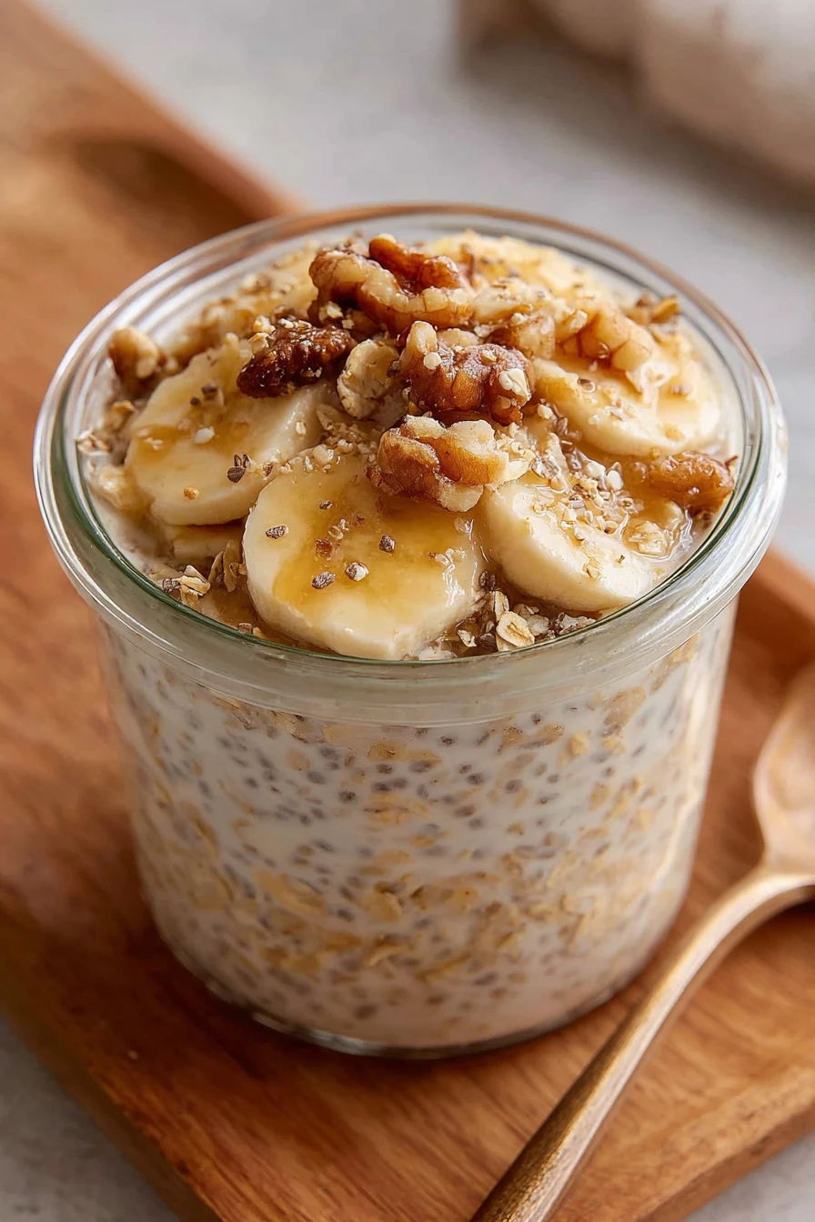 brown sugar overnight oats, nutritious breakfast, sweet, hearty, delicious, easy to make