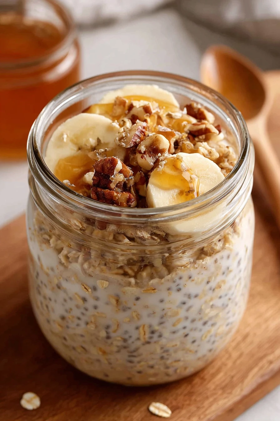 Brown Sugar Overnight Oats, healthy breakfast, sweet, nutritious, delicious, meal prep